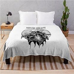 Johnnie Guilbert Grim Reaper Bubble Throw Blanket