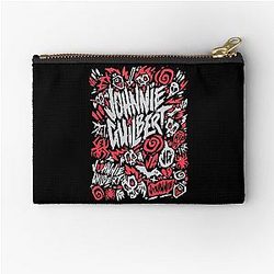 Johnnie Guilbert Red Zipper Pouch