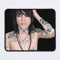 Johnnie Guilbert - No Shirt Patterned Mouse Pad