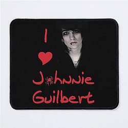 I Love Johnnie Guilbert Red Mouse Pad