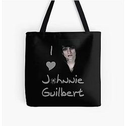 I Love Johnnie Guilbert All Over Tote Bag