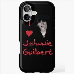 I Love Johnnie Guilbert Red iPhone Tough Case