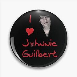 I Love Johnnie Guilbert Red Pin