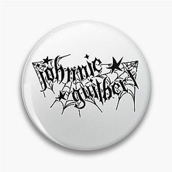 Johnnie Guibert Text Logo Pin