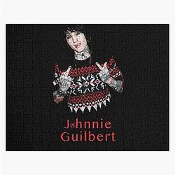 Johnnie Guilbert giving the finger Jigsaw Puzzle