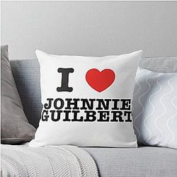 I Heart Johnnie Guilbert Throw Pillow