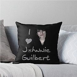 I Love Johnnie Guilbert Throw Pillow