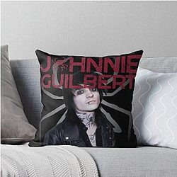 Johnnie Guilbert Merch Throw Pillow