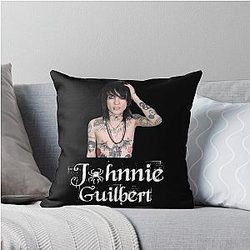 Johnnie Guilbert Merch Throw Pillow