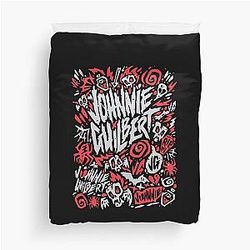 Johnnie Guilbert Red Duvet Cover