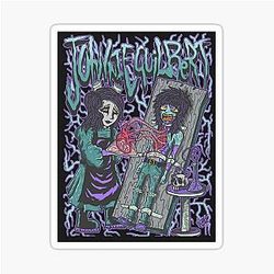 Johnnie Guilbert Zombie Sticker