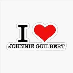 I love Johnny Gilbert Sticker