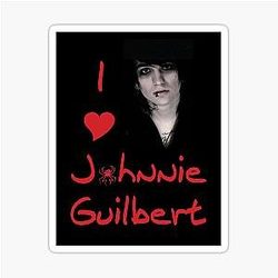 I Love Johnnie Guilbert - Red Sticker
