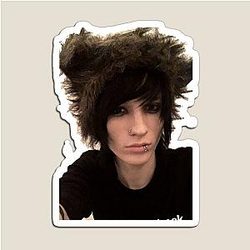 Emo Boy Rawring 20s Johnnie Guilbert Magnet