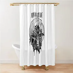 Johnnie Guilbert Grim Reaper Bubble Shower Curtain