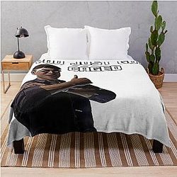 You just got caged Johnny Cage meme Throw Blanket