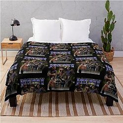 Johnny Cage Mortal Kombat Vintage Throw Blanket