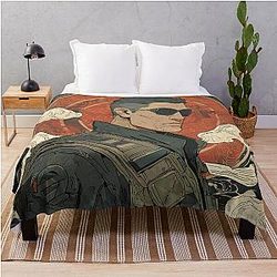 Hollywood Johnny Cage Mortal Kombat Throw Blanket