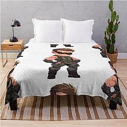 Johnny Cage Mortal Kombat The Hollywood Superstar Throw Blanket