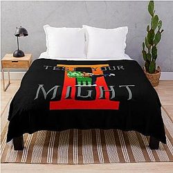 Test Your Might Mortal Kombat Johnny Cage Throw Blanket