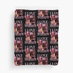 I Love My Girlfriend Duvet Cover