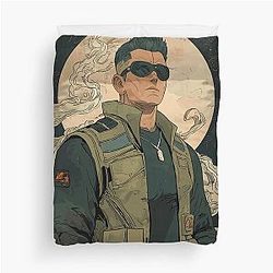 Johnny Cage Mortal Kombat Duvet Cover