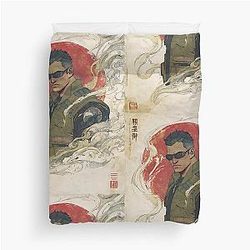 Iconic Johnny Cage Mortal Kombat Duvet Cover