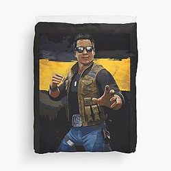 Johnny Cage Classic T-Shirt Duvet Cover