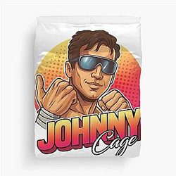 Johnny Cage Mortal Kombat Duvet Cover