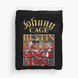 Johnny Cage busts duvet cover