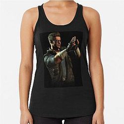 Johnny Cage 11 Racerback Tank Top