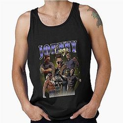 Johnny Cage Mortal Kombat Vintage Tank Top