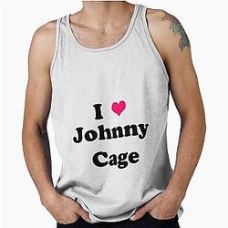 Johnny Cage black Tank Top