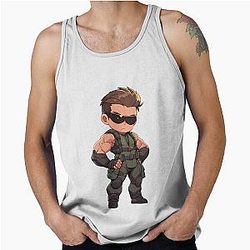 Johnny Cage Mortal Kombat The Hollywood Superstar Tank Top