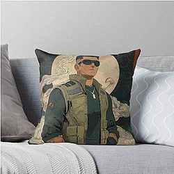 Johnny Cage Mortal Kombat Throw Pillow