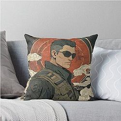 Hollywood Johnny Cage Mortal Kombat Throw Pillow
