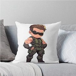 Johnny Cage Mortal Kombat The Hollywood Superstar Throw Pillow