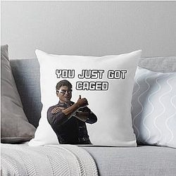 You Just Got Cage - Johnny Cage Meme Throw Pillow