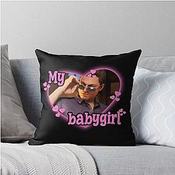 Johnny Cage my Mortal Kombat babygirl Throw Pillow