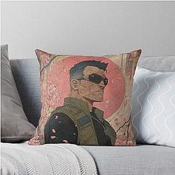 Johnny Cage MK Throw Pillow
