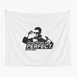 Being Perfect Johnny Cage Quotes Tapestry