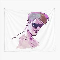 Johnny Cage Minimal Tapestry