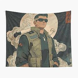 Johnny Cage Mortal Kombat Tapestry