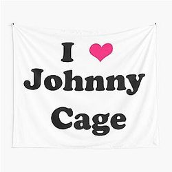Johnny Cage black Tapestry