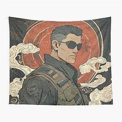 Hollywood Johnny Cage Mortal Kombat Tapestry
