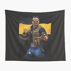 Johnny Cage Classic T-Shirt Tapestry
