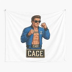 Johnny Cage Mortal Kombat Artwork Tapestry