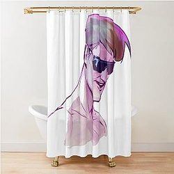 Johnny Cage Minimal Shower Curtain