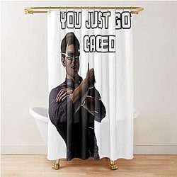 You Got Caged Johnny Cage meme Shower Curtain