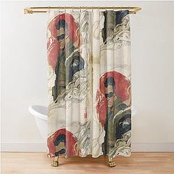 Iconic Johnny Cage Mortal Kombat Shower Curtain